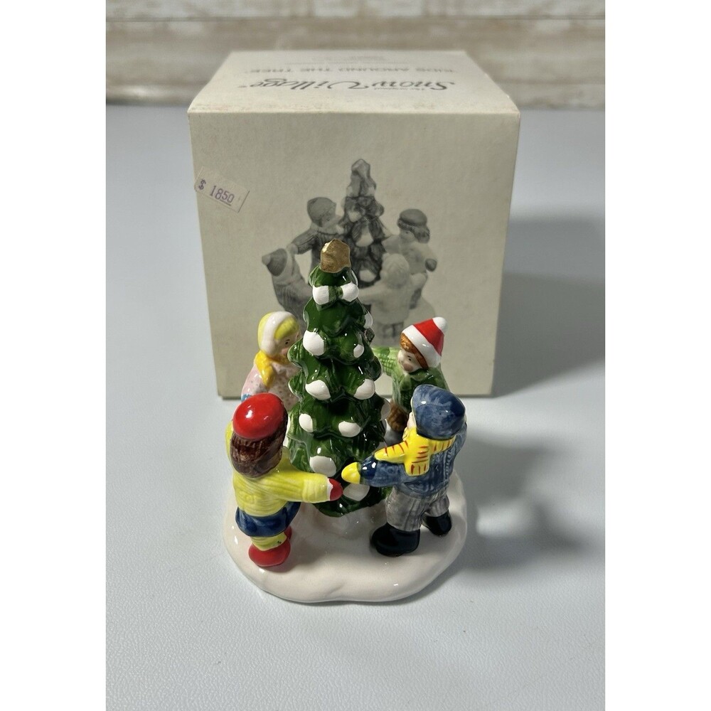 Dept. 56 Snow Village Christmas Kids Around The Tree #5094-6 Children Figurine